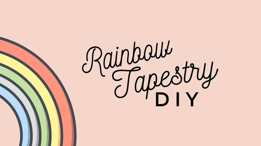 Rainbow Tapestry DIY - The Wishing Elephant