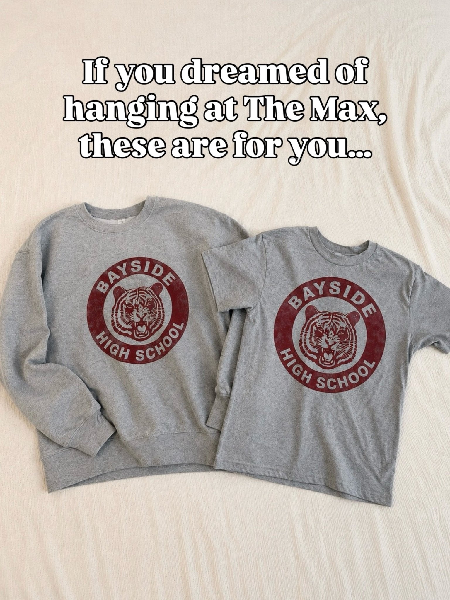 Bayside High School Sweatshirt or Tee - PREORDER - The Wishing Elephant