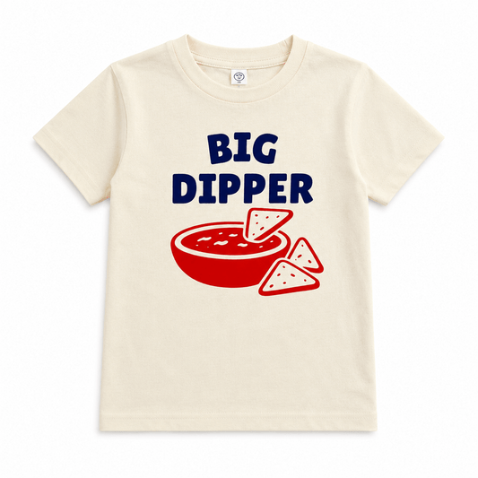 Big Dipper. Funny Kids Salsa Lover, Queso Shirt for kids - The Wishing Elephant