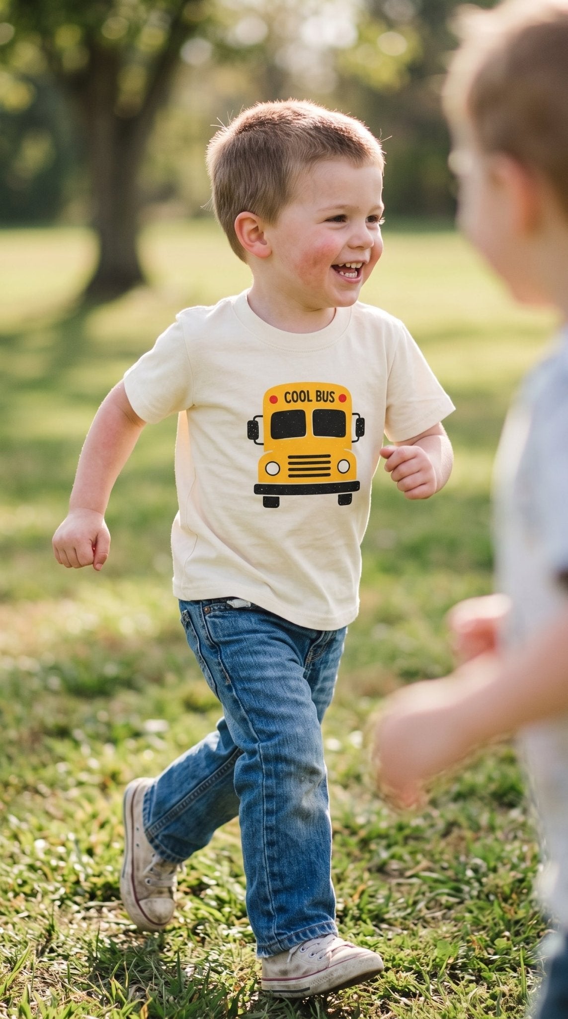 Cool Bus Tee and Sweatshirt, Back to School Clothes for Kids - The Wishing Elephant