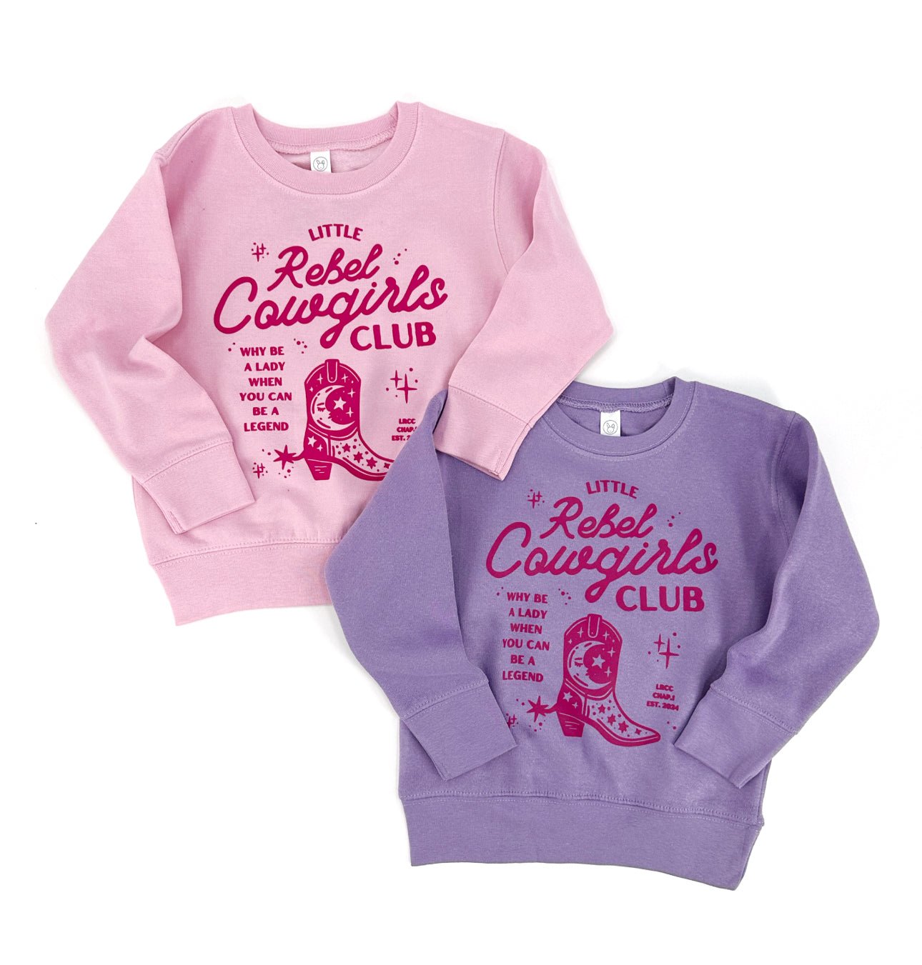 Cowgirl Sweatshirt, Little Rebel Cowgirls Club - The Wishing Elephant