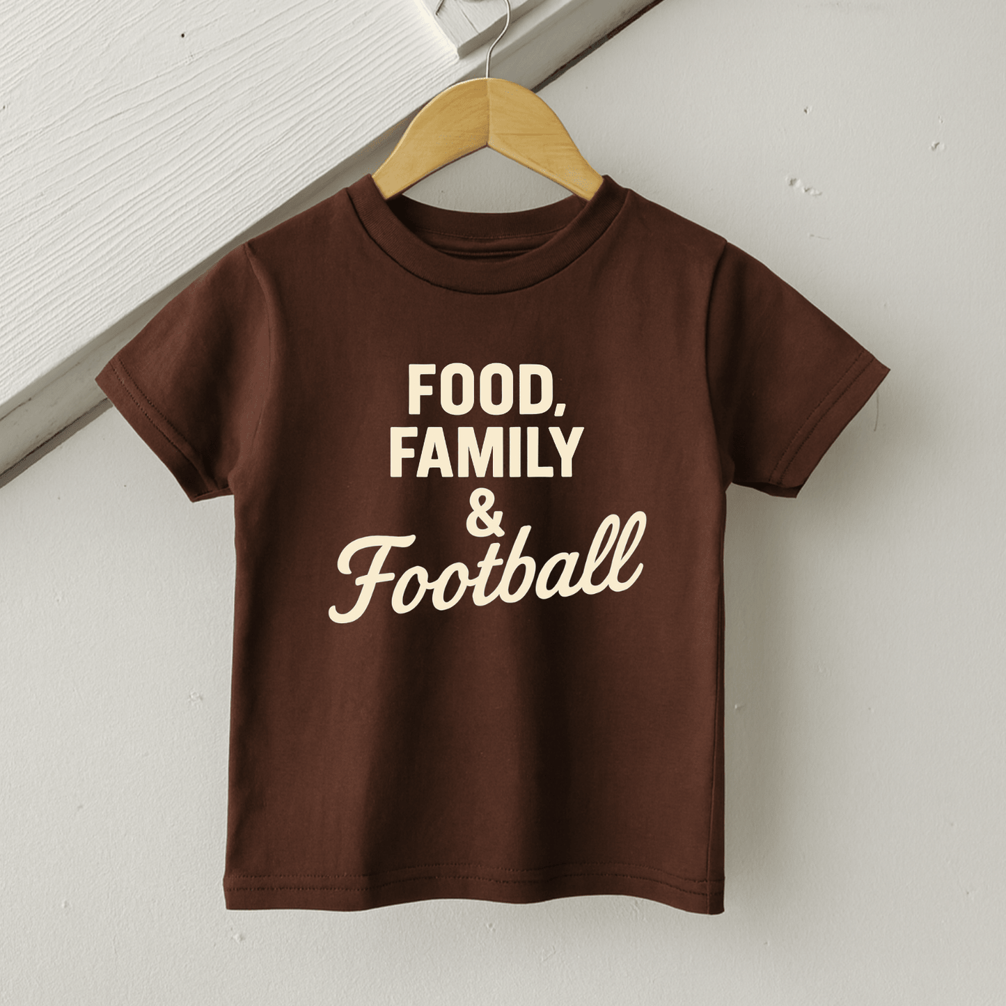Food, Family & Football Tee - The Wishing Elephant
