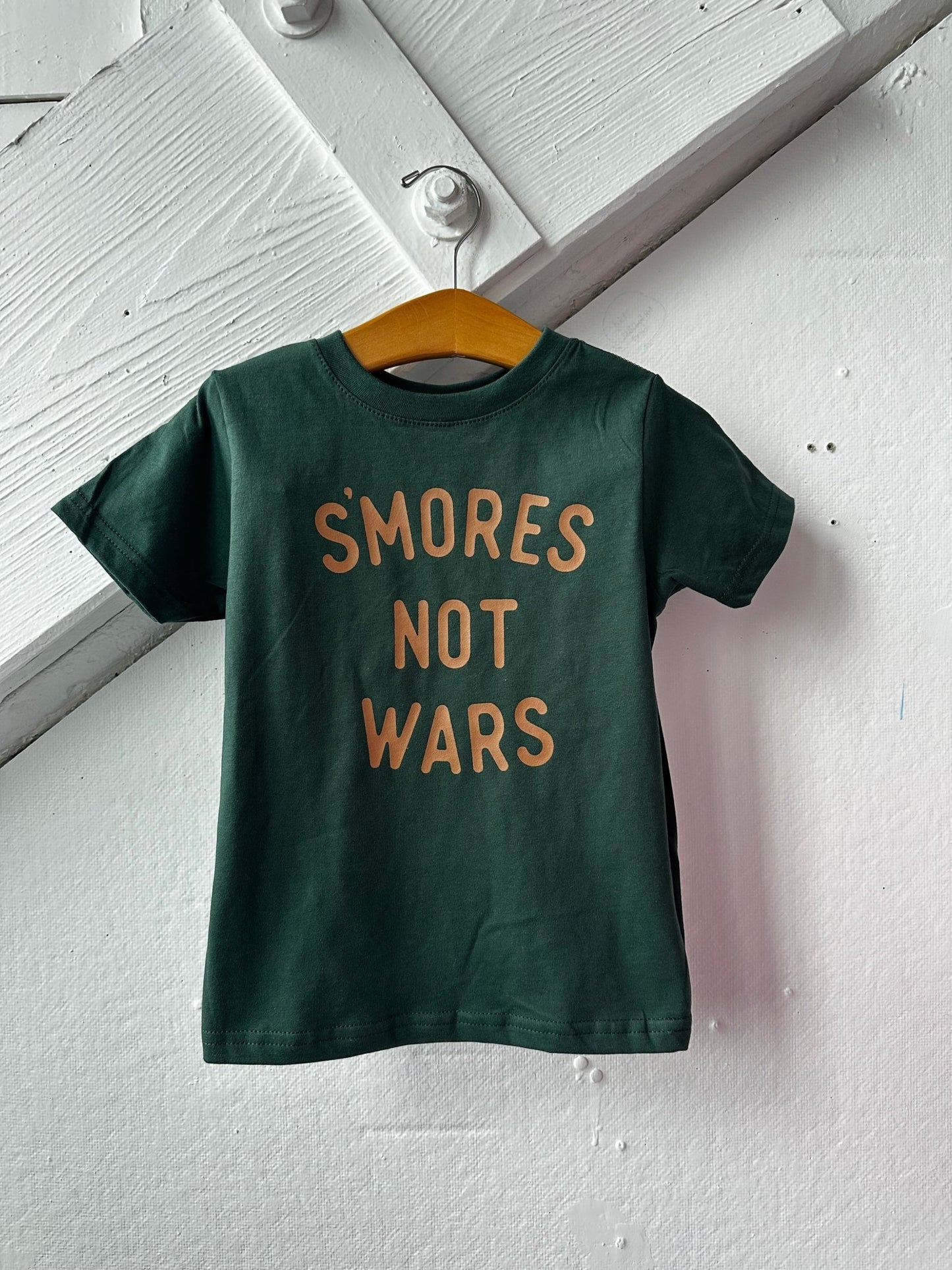 Forest Green Smores Not Wars Tee - The Wishing Elephant