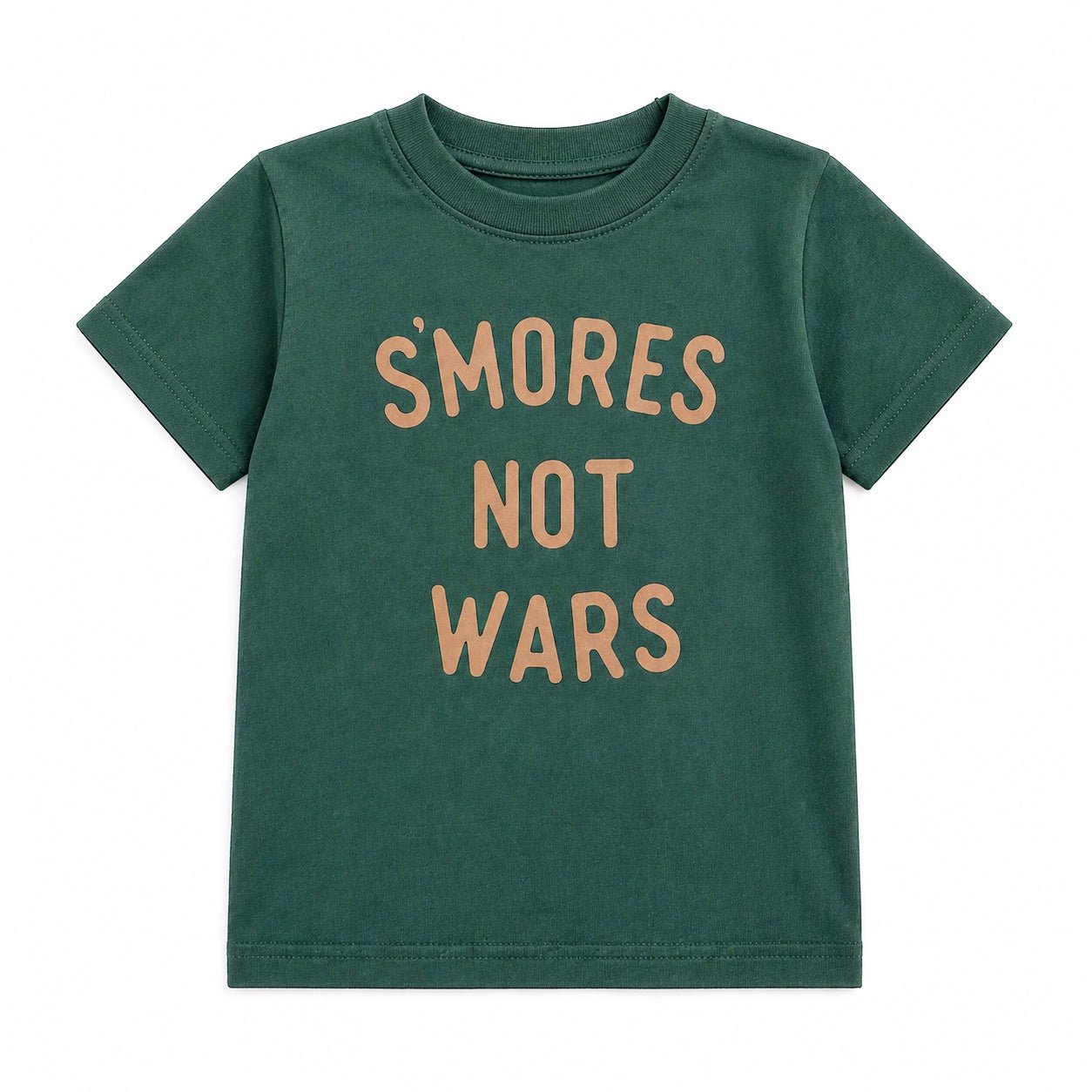 Forest Green Smores Not Wars Tee - The Wishing Elephant