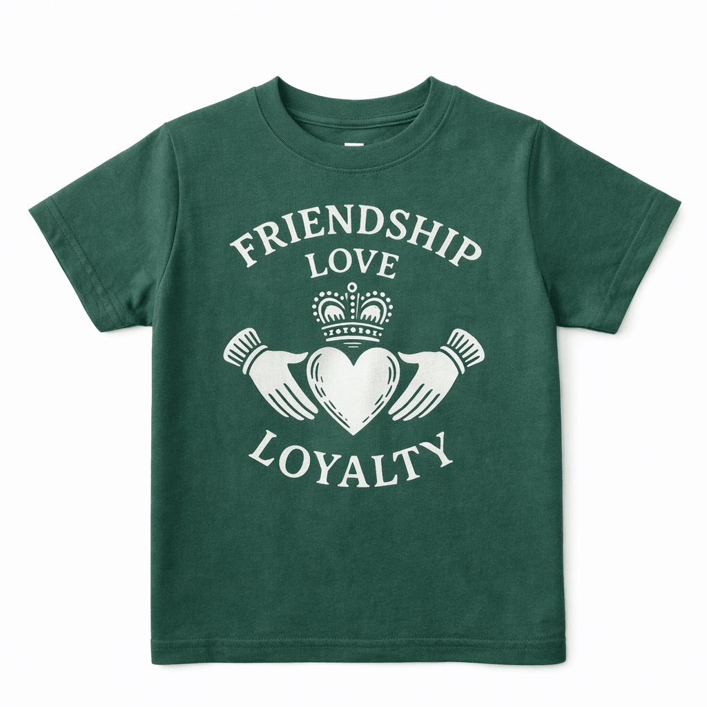 Friendship, Love, Loyalty - Claddagh Tee Or Sweatshirt - The Wishing Elephant