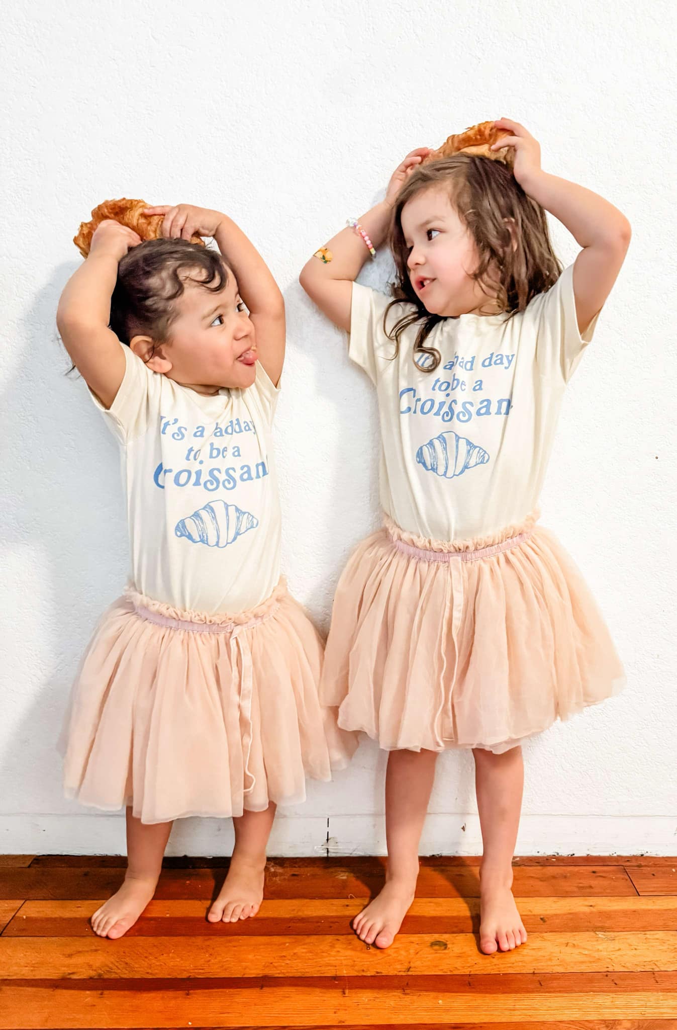 Funny Kids T-Shirt | Bad Day for Croissants Tee | Food Lover Shirt - The Wishing Elephant