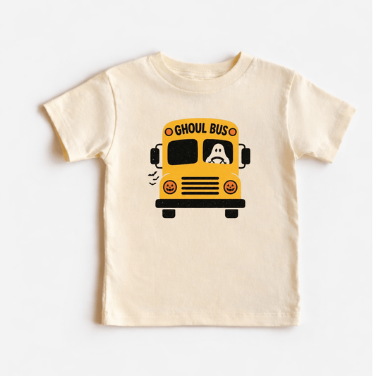 GHOUL Bus halloween Tee - PREORDER - The Wishing Elephant
