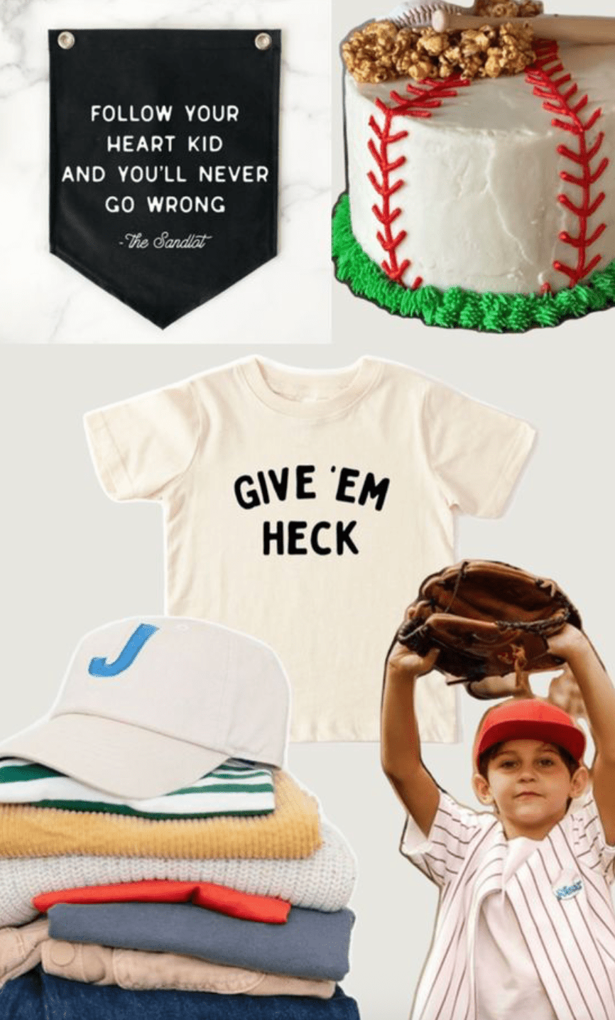 Give 'Em Heck Kids Graphic Tee, Funny Baseball Shirt For Kids - The Wishing Elephant