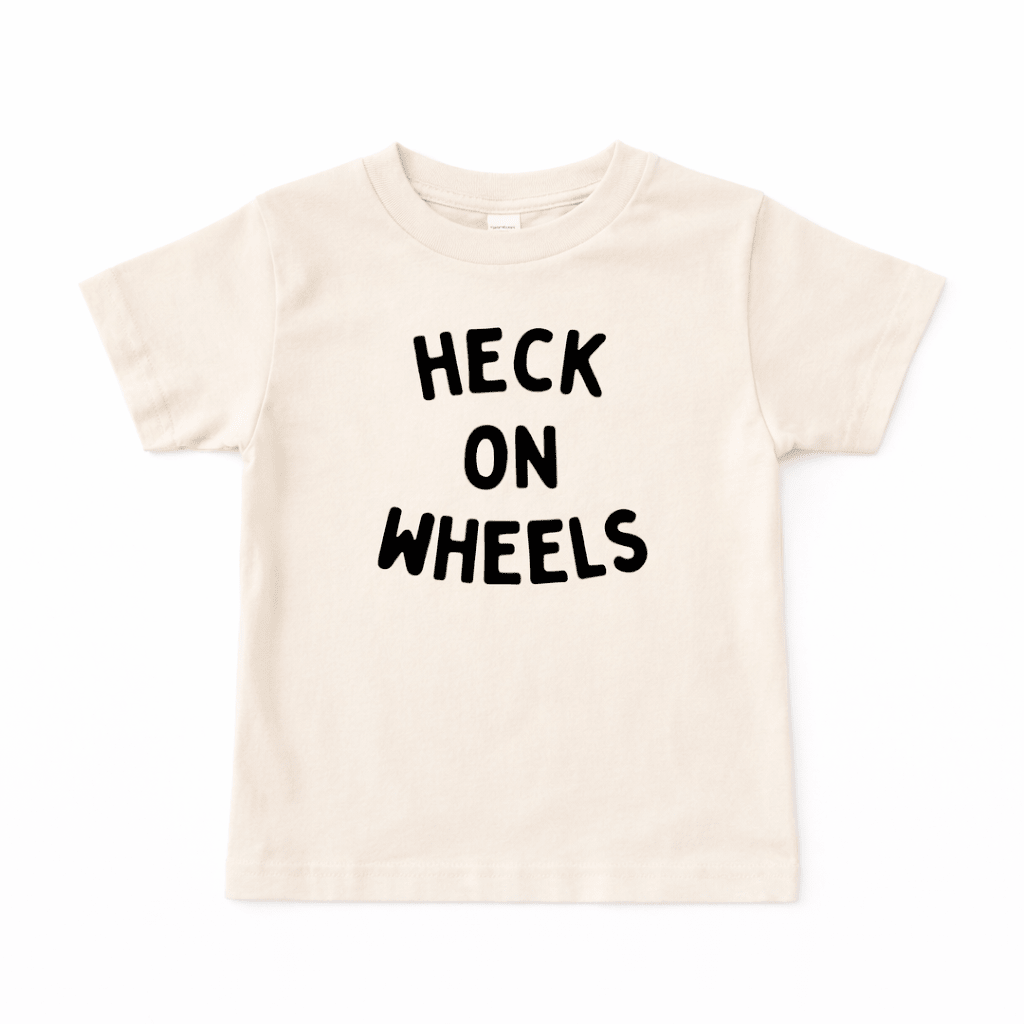 Heck On Wheels Kids Graphic Tee - The Wishing Elephant