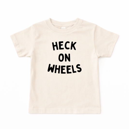 Heck On Wheels Kids Graphic Tee - The Wishing Elephant