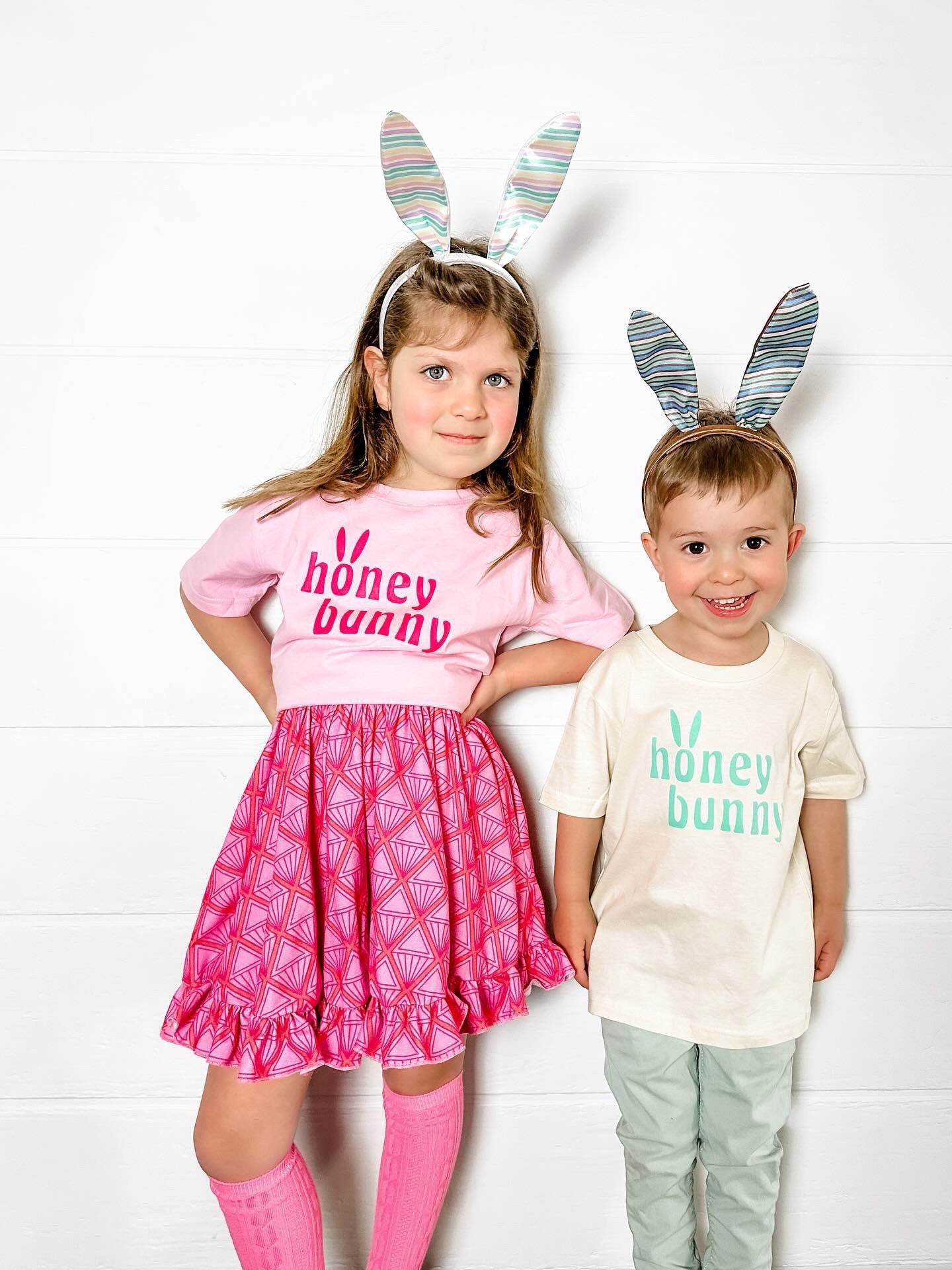 Honey Bunny Pink Tee - The Wishing Elephant