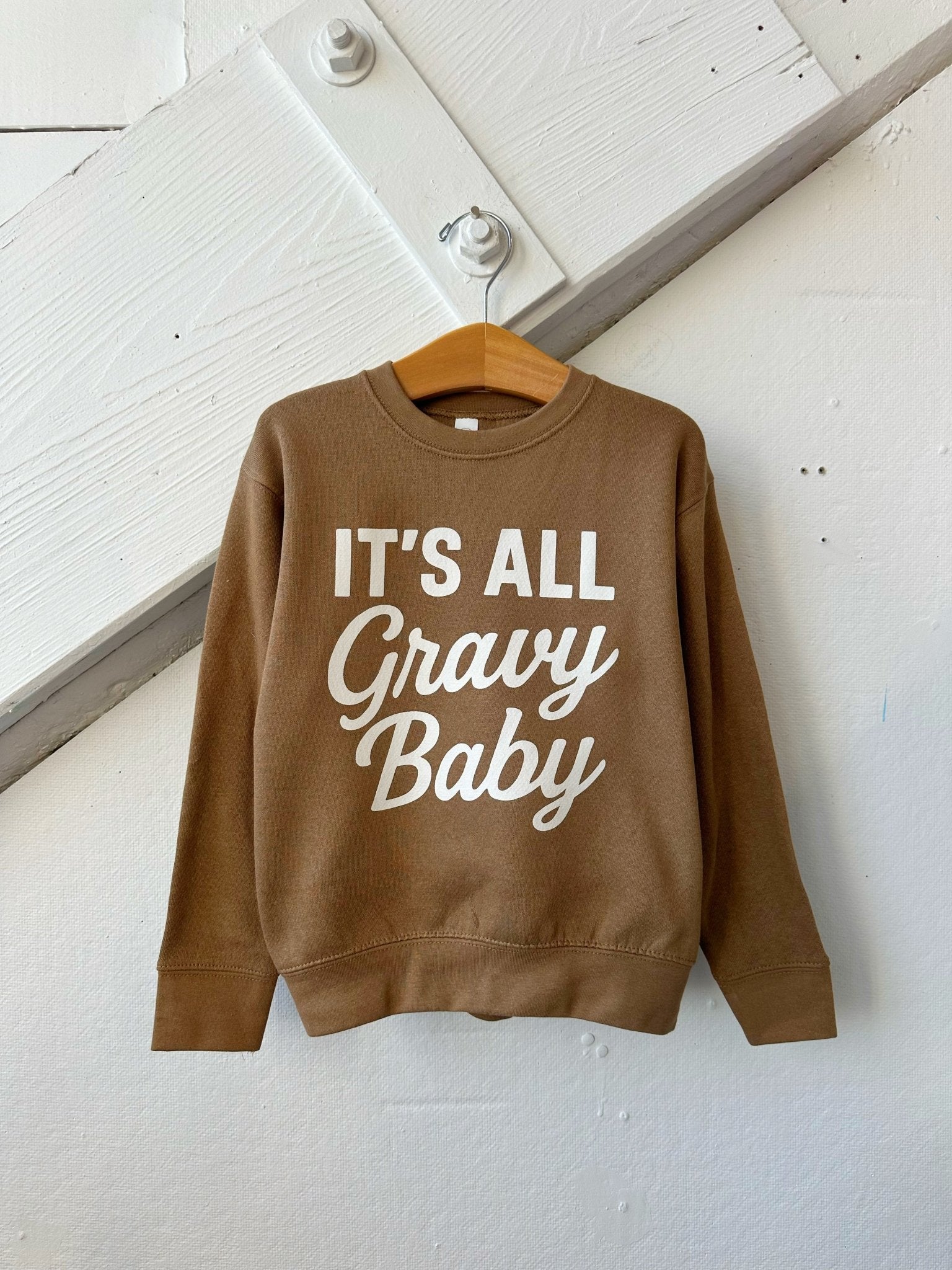 It's all Gravy Baby Sweatshirt - The Wishing Elephant
