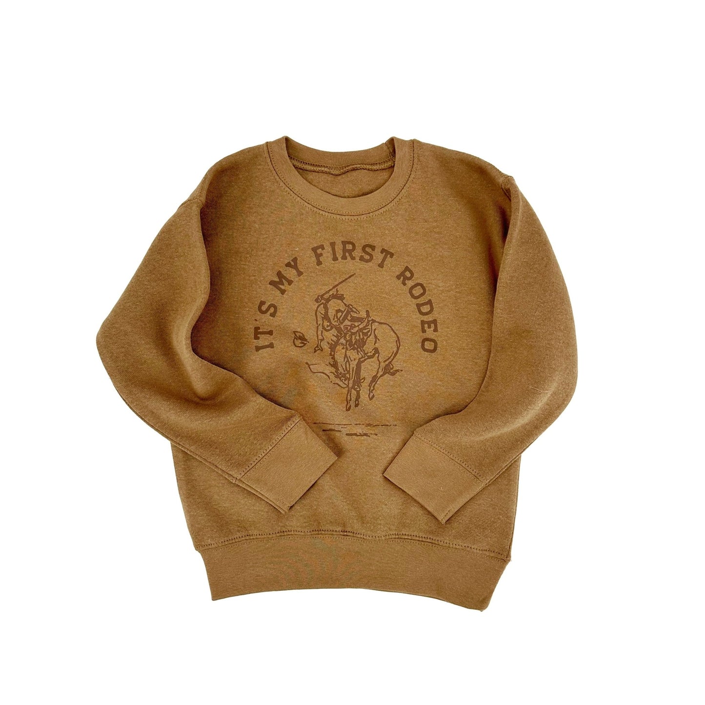 It's My First Rodeo Sweatshirt, Funny Cowboy and Cowgirl Shirt For Kids - The Wishing Elephant