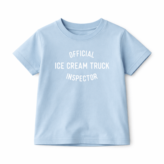 Kids Ice Cream Truck Inspector Graphic T-Shirt - The Wishing Elephant