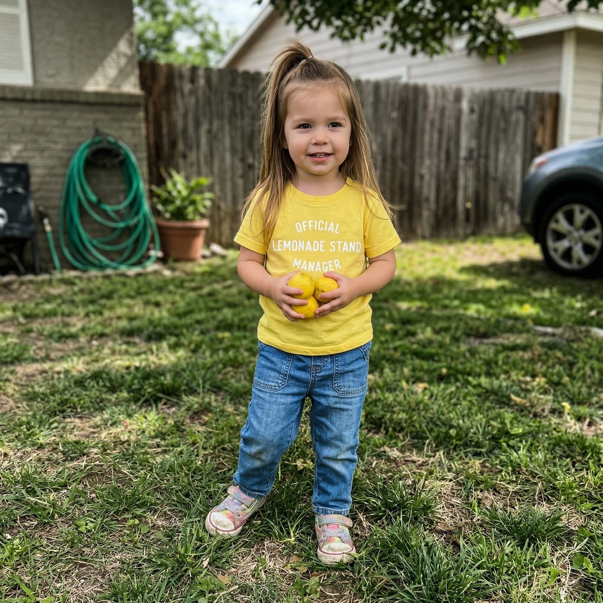 Kids Lemonade Stand Manager Shirt Funny Summer Tee - The Wishing Elephant
