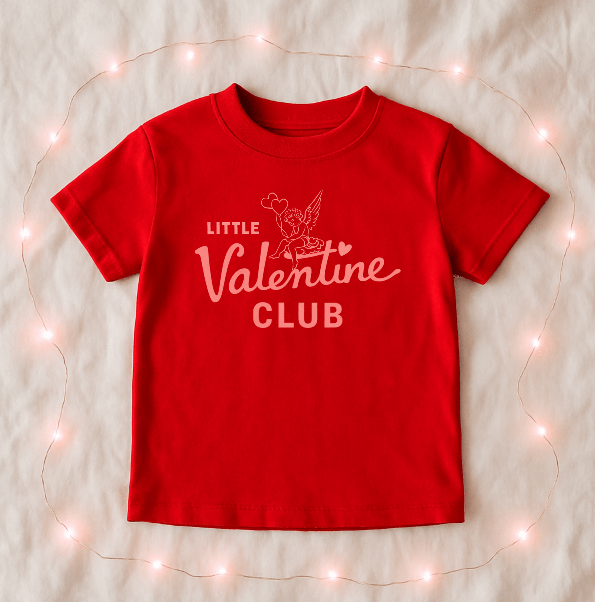 Little Valentine Club, Cute Cupid Tee - The Wishing Elephant