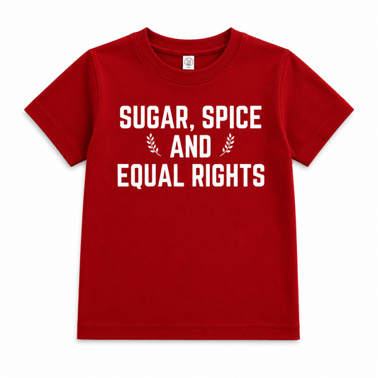 Navy Sugar, Spice and Equal Rights Tee - The Wishing Elephant