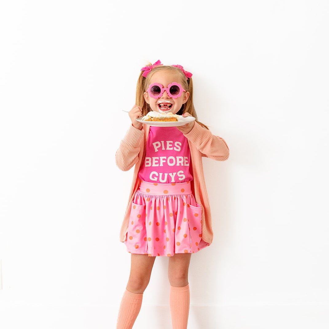 Pink Pies Before Guys Tee - The Wishing Elephant