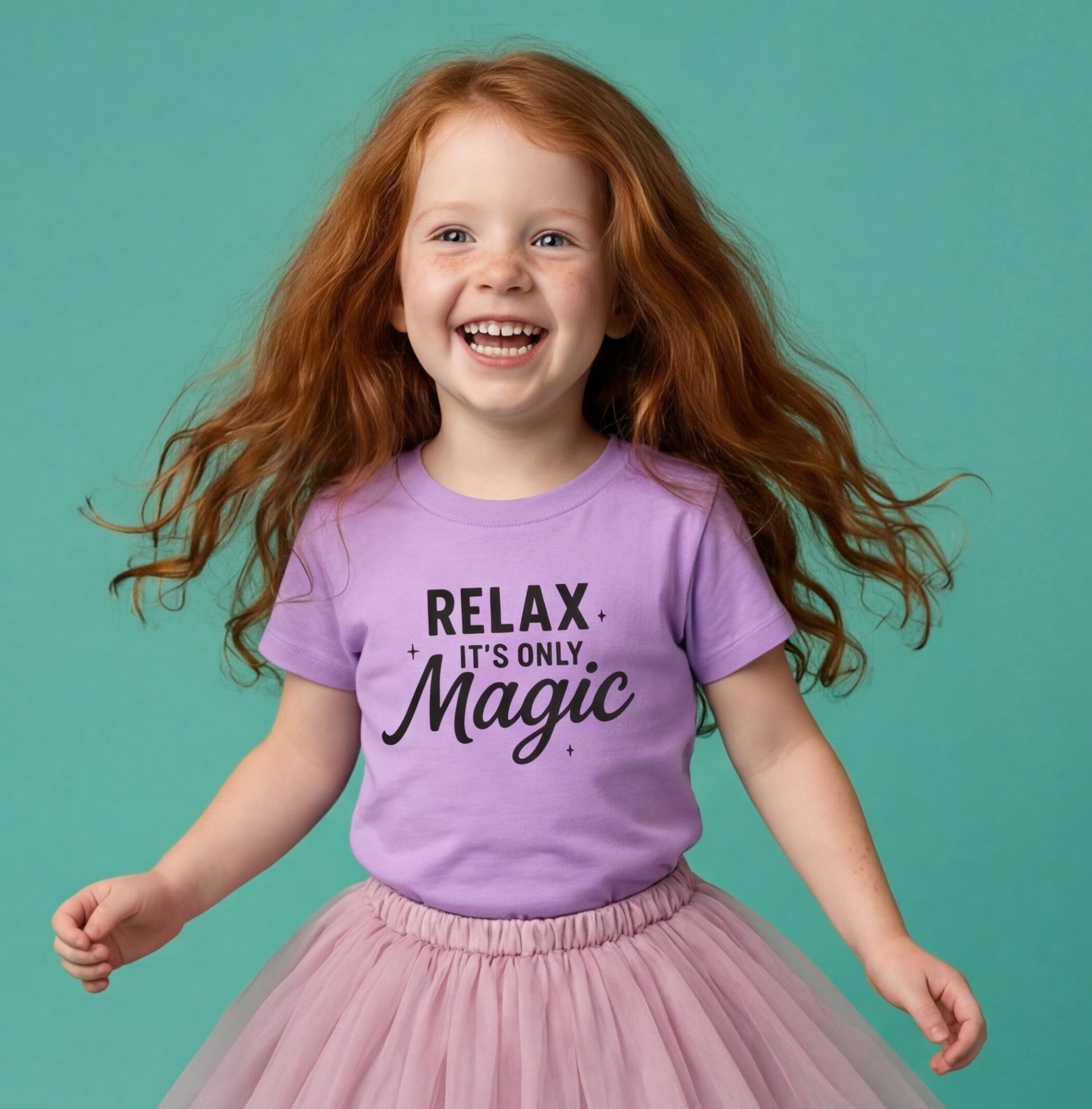 Relax, It's Only Magic. Halloween Tshirt For Kids - The Wishing Elephant