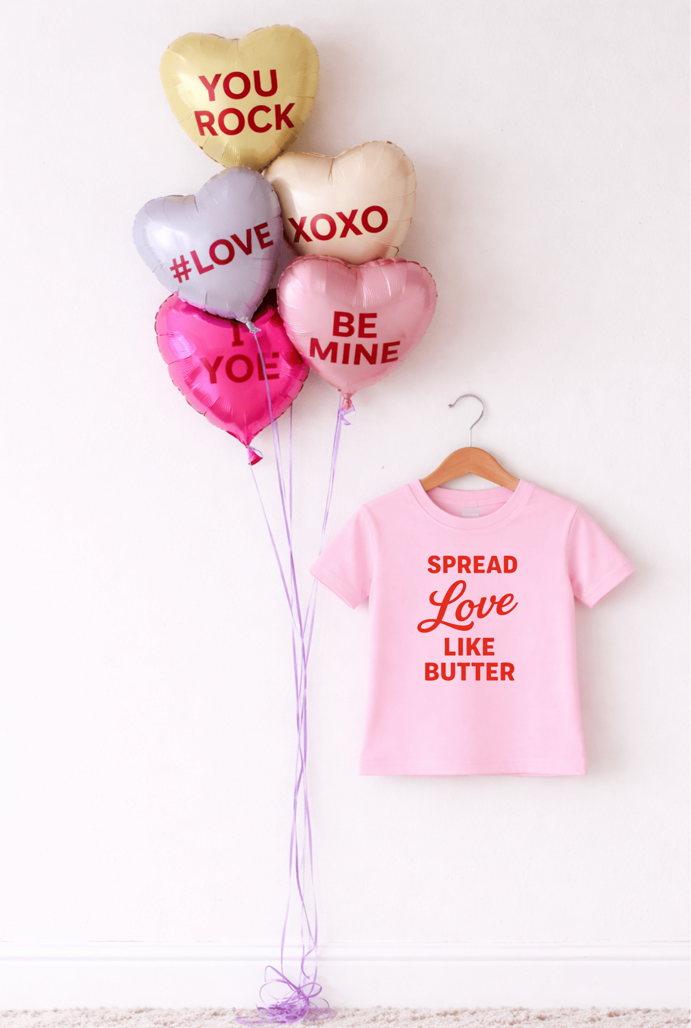 Spread love like butter Valentines Tee - The Wishing Elephant