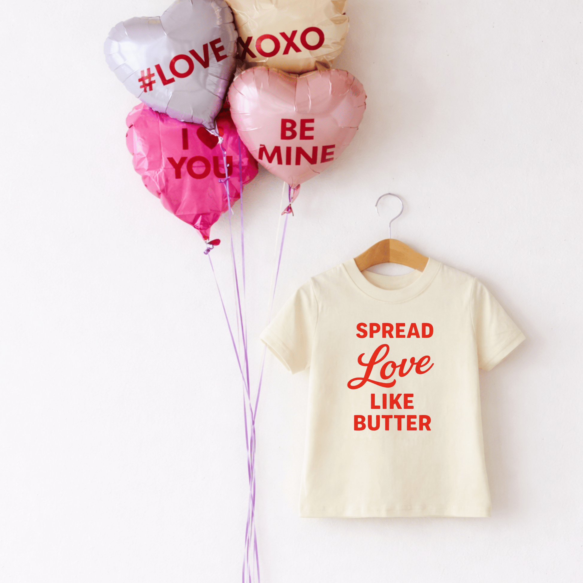 Spread love like butter Valentines Tee - The Wishing Elephant