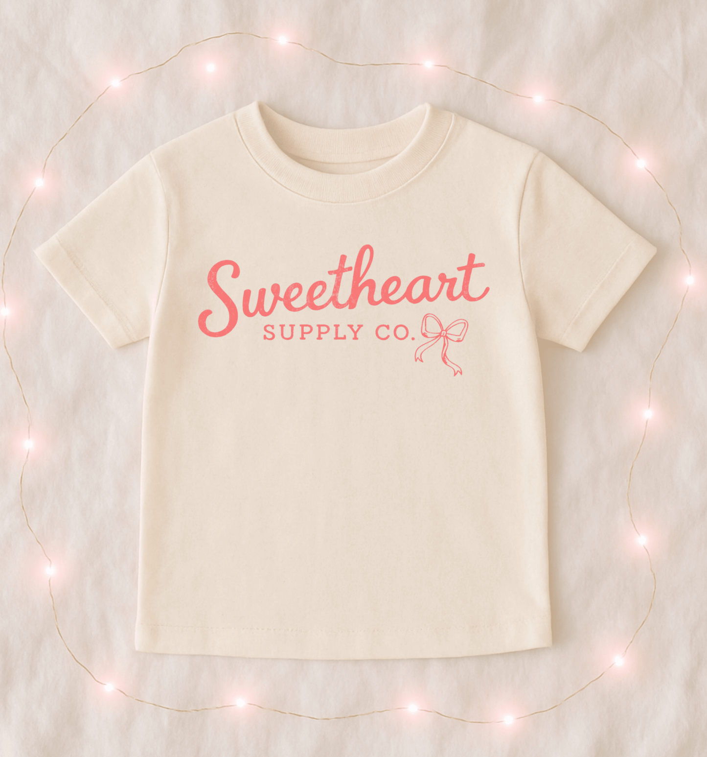 Sweetheart Supply Co Tee, Valentine Shirt - The Wishing Elephant