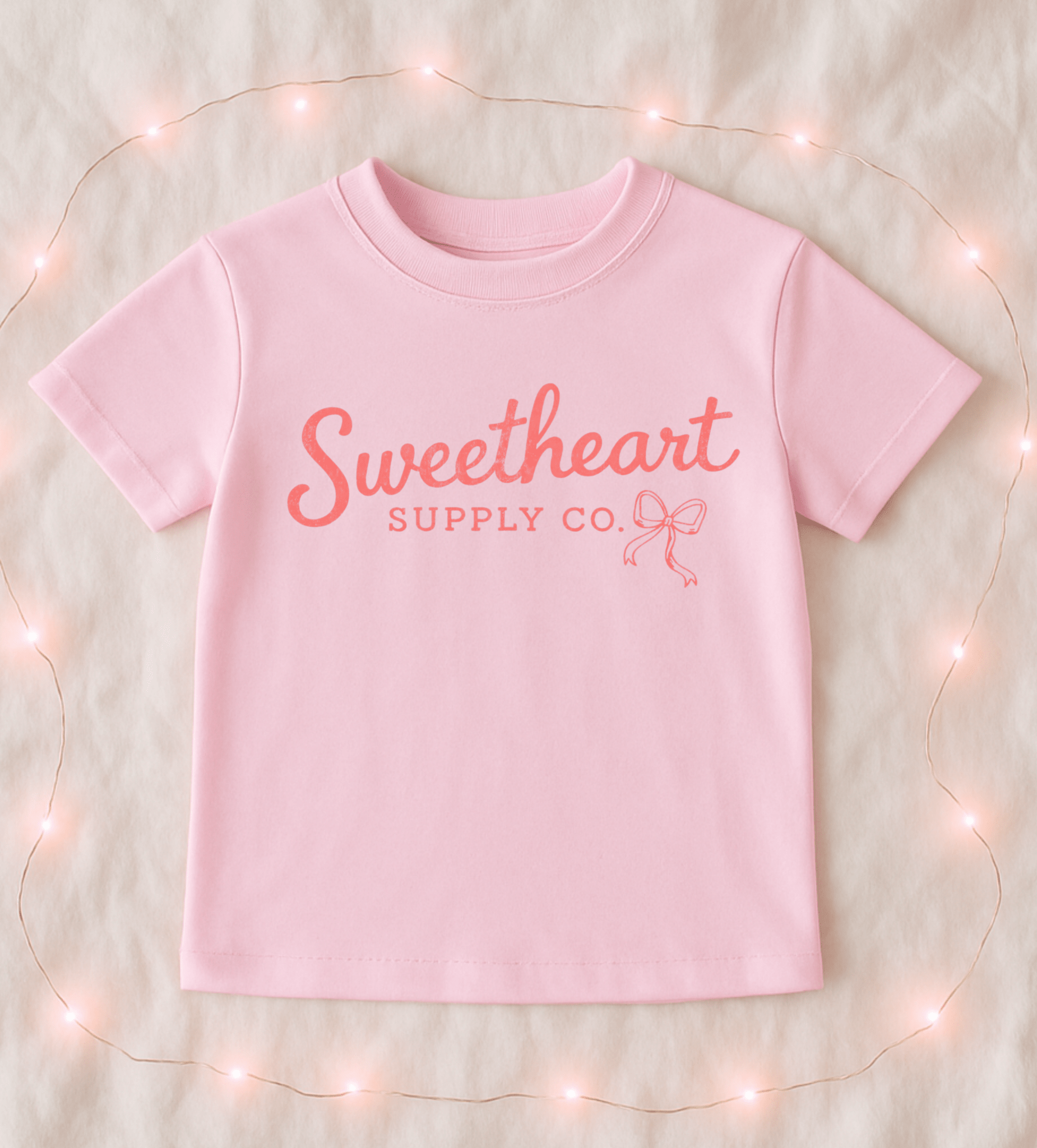 Sweetheart Supply Co Tee, Valentine Shirt - The Wishing Elephant