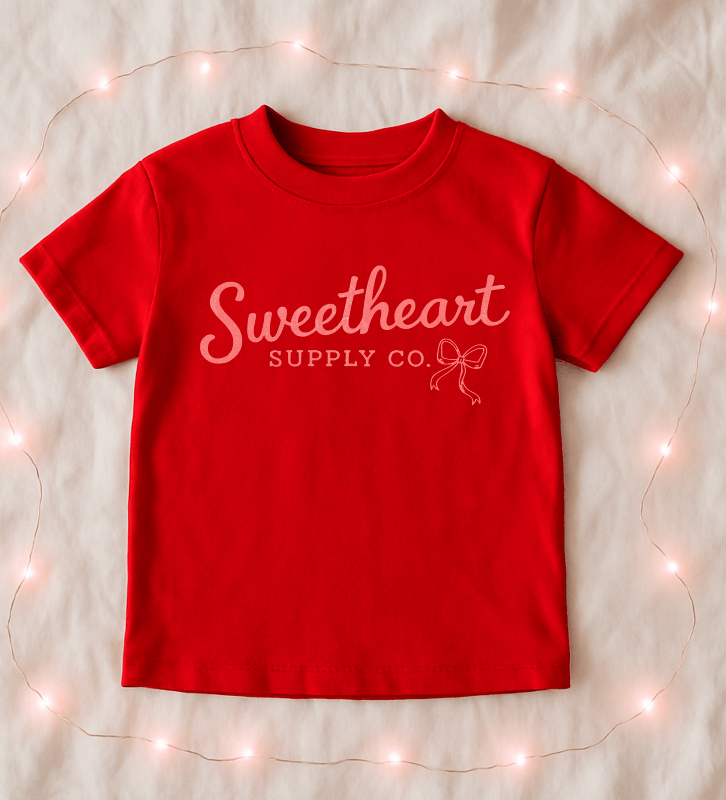 Sweetheart Supply Co Tee, Valentine Shirt - The Wishing Elephant