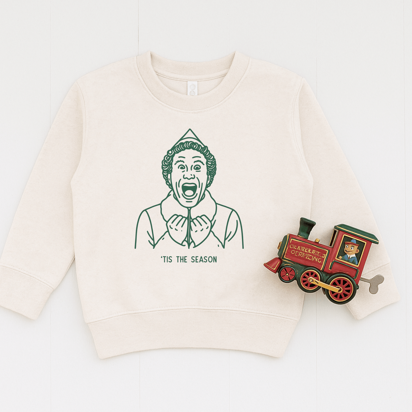 Tis The Season, Elf Christmas Sweatshirt - The Wishing Elephant