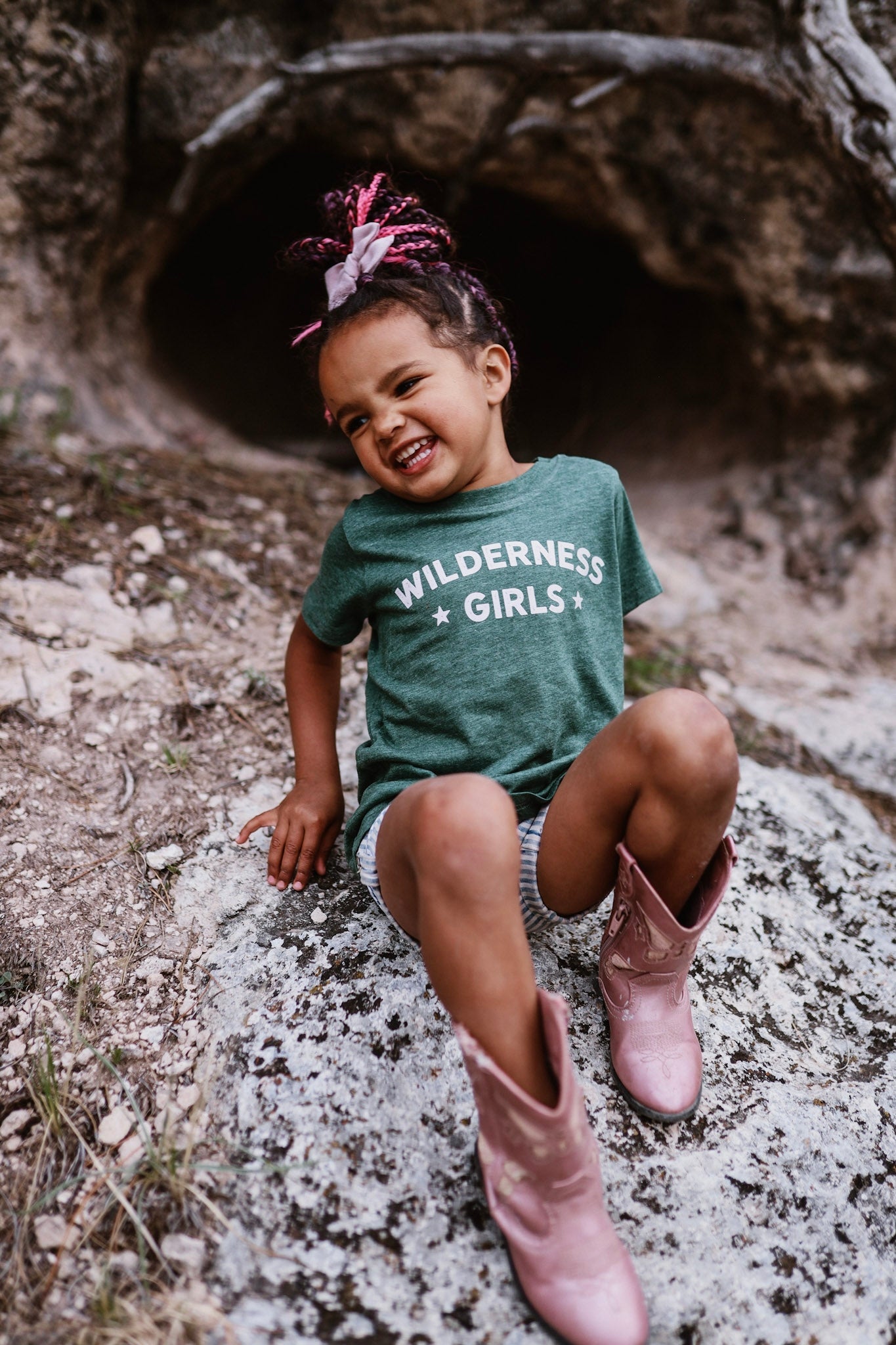 Wilderness Girls Tee - The Wishing Elephant
