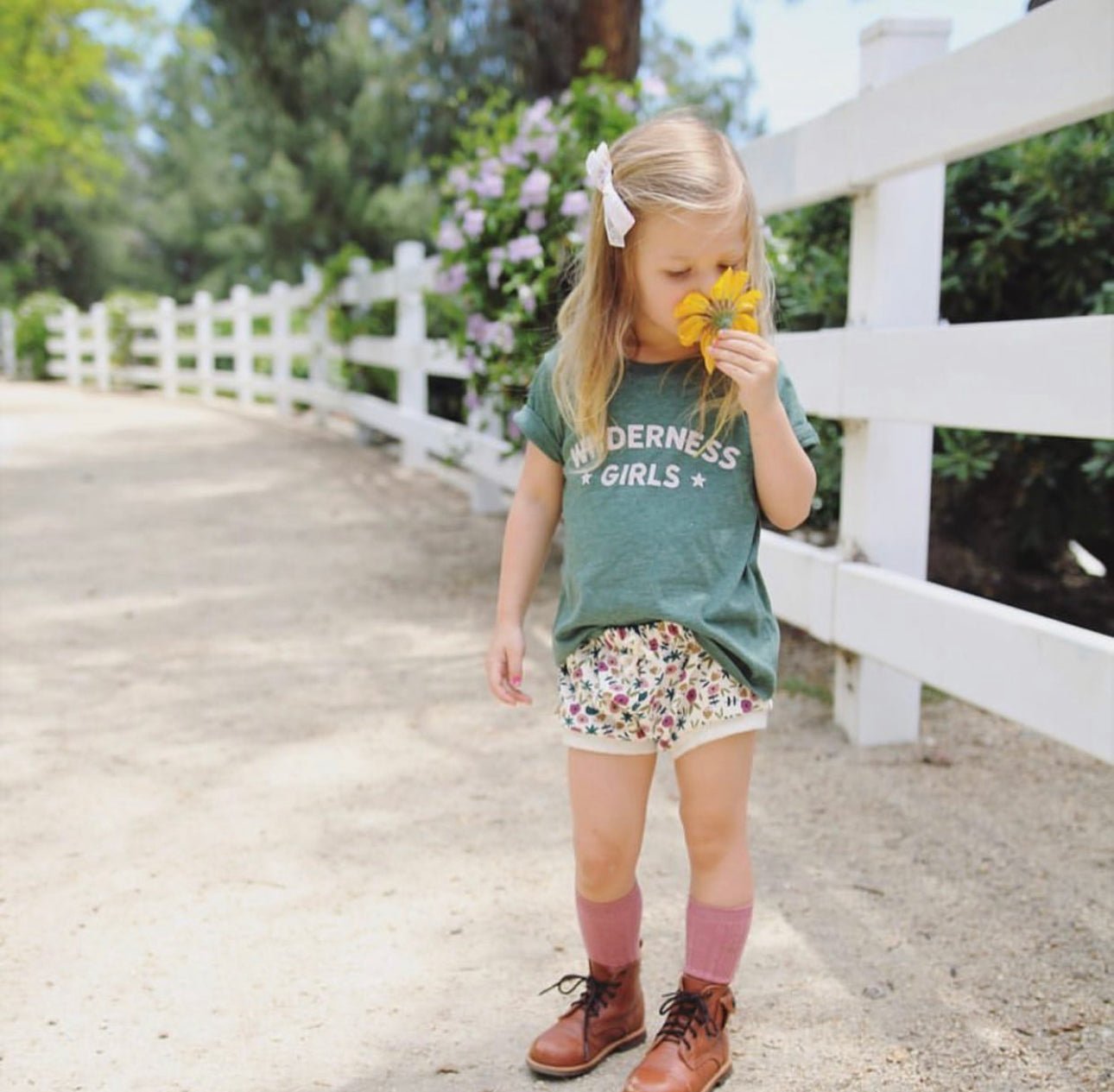 Wilderness Girls Tee - The Wishing Elephant