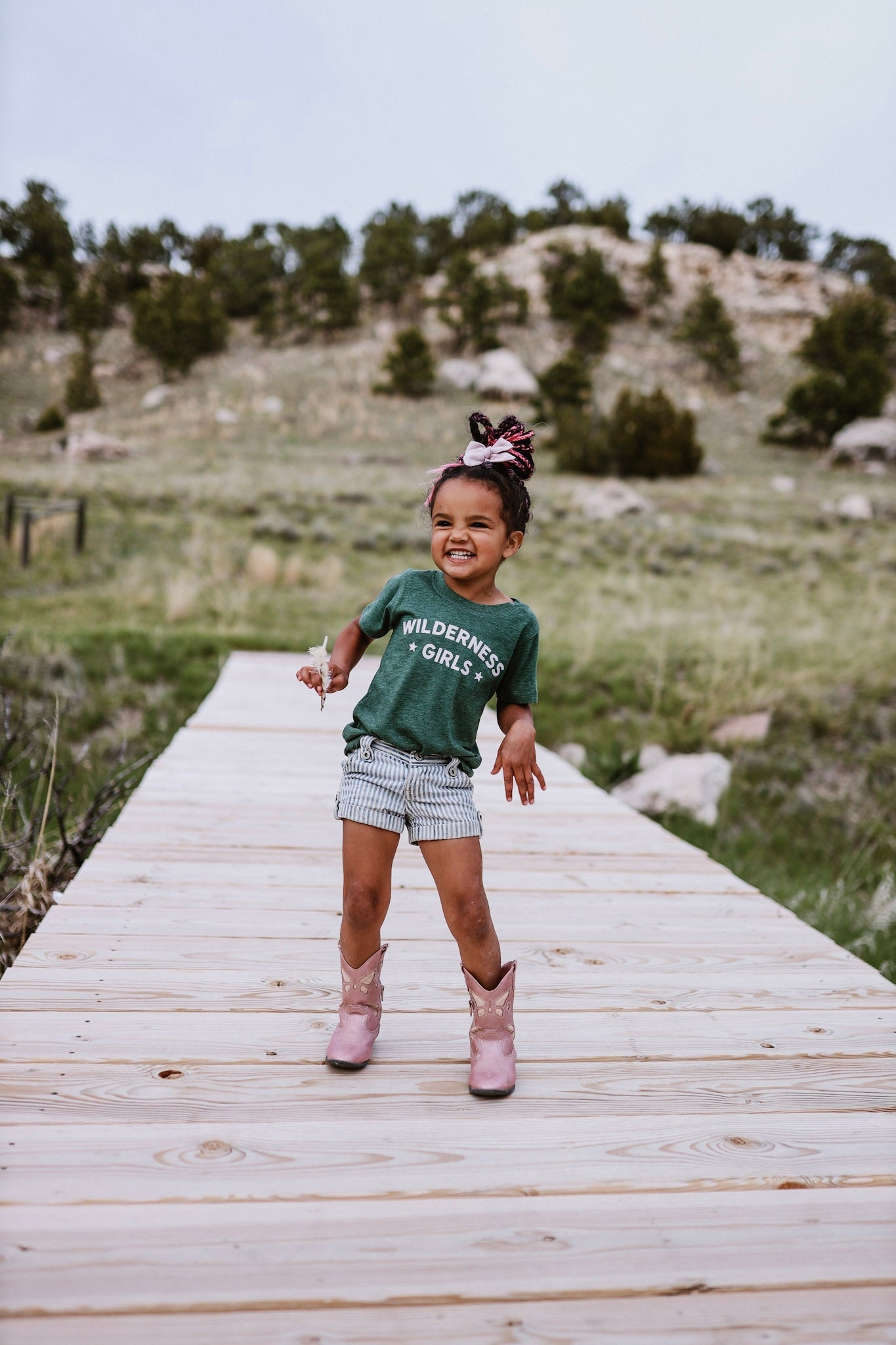 Wilderness Girls Tee - The Wishing Elephant