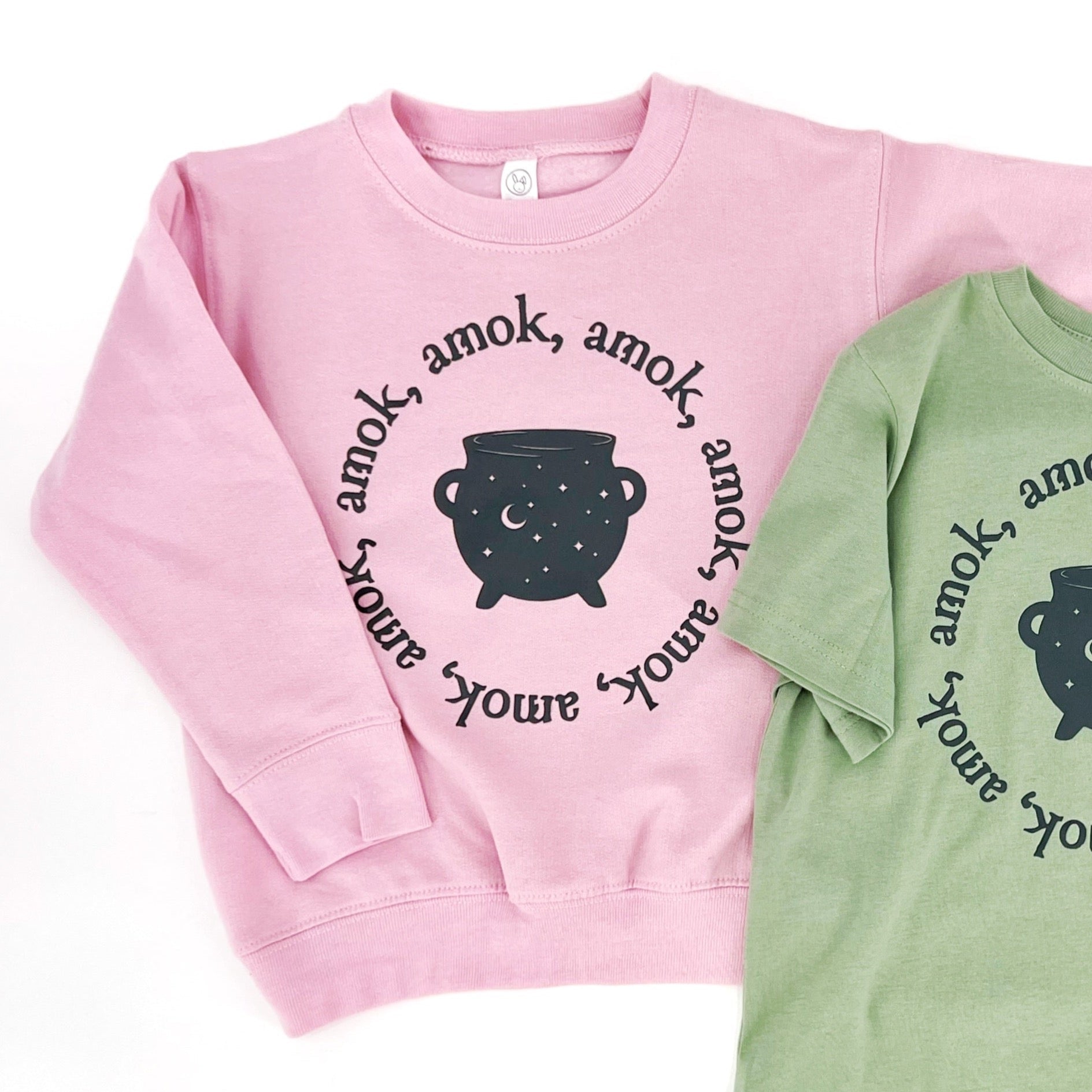AMOK Pink Pullover - The Wishing Elephant