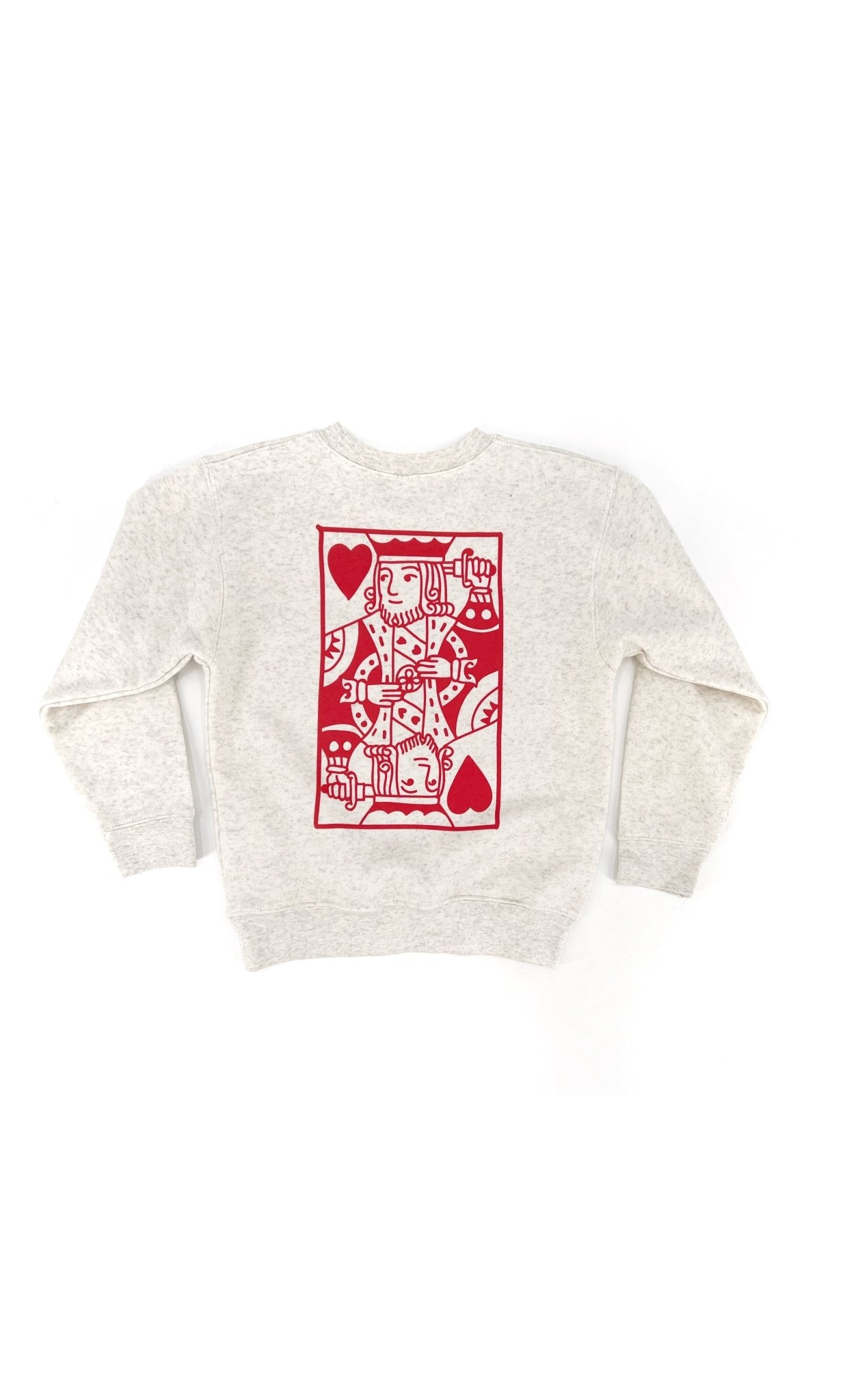 King Of Hearts Crewneck - The Wishing Elephant