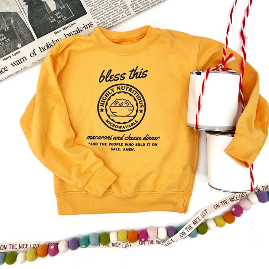 Mac And Cheese Prayer PULLOVER - The Wishing Elephant