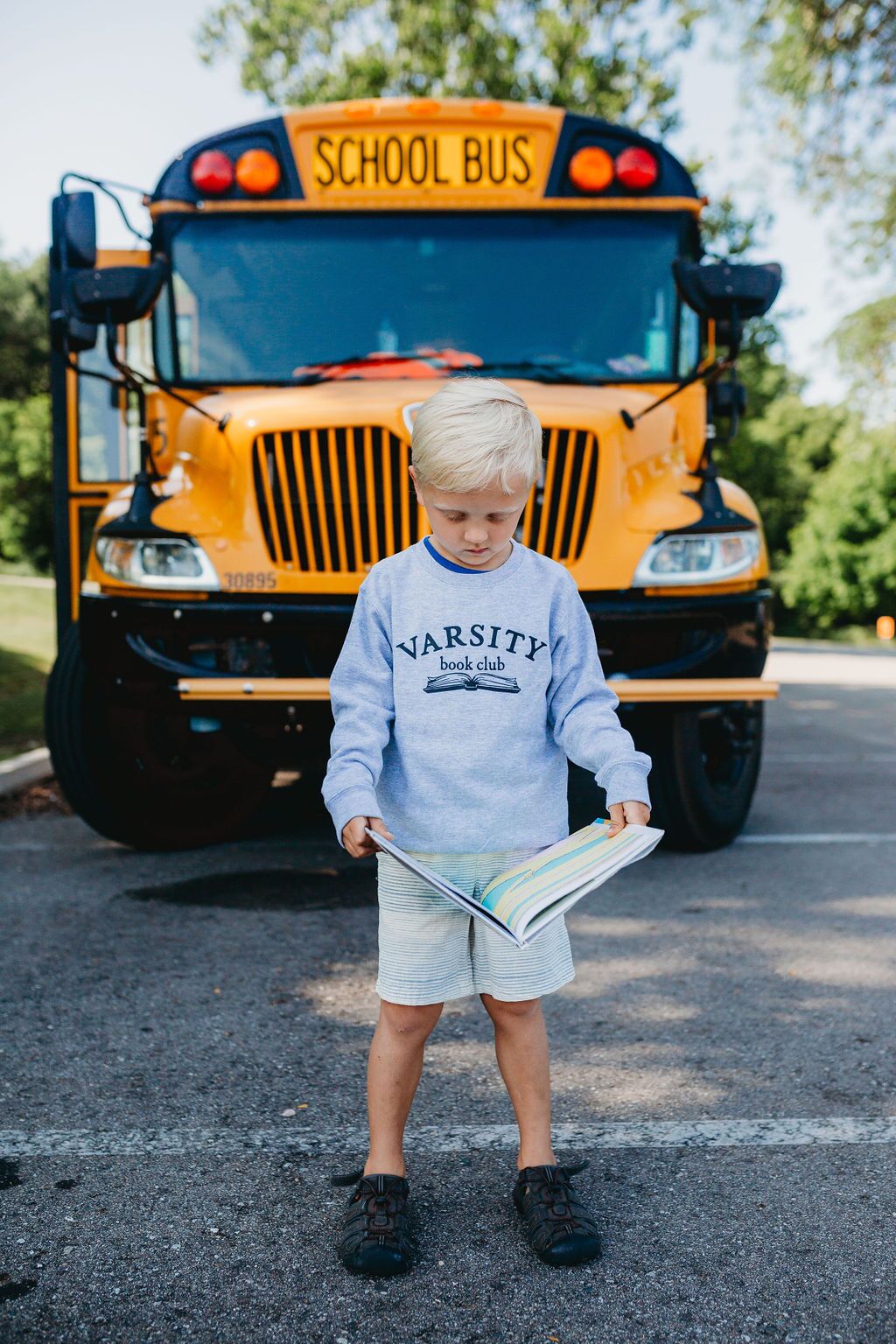 Varsity Book Club Pullover - The Wishing Elephant